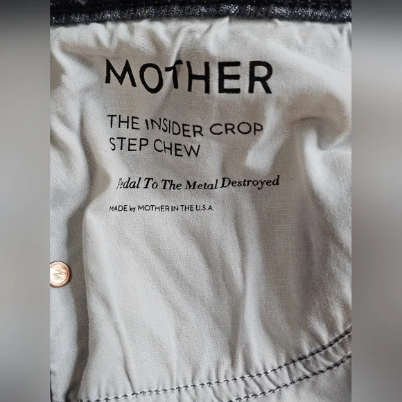 MOTHER SUPERIOR The Insider Crop Step Chew Pedal To The Metal Destroyed Size 29 - Picture 7 of 12